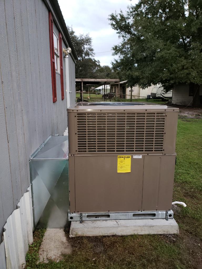 Air Conditioner On Metal Box