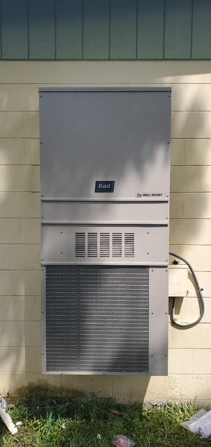 Air Conditioner Attached To The Wall